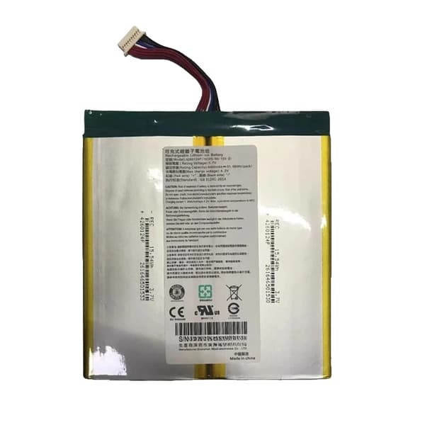 Batteri, 6400mAh, Li-ion teknologi