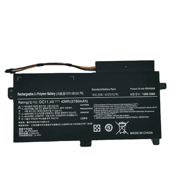 Batteriudskiftning, 11,4V, 43WH kapacitet, kompatibel med flere modeller,PBVN3AB, 3001 - 4000 MAh