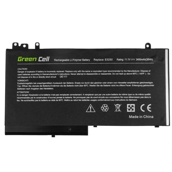 Kannettavan tietokoneen akku Green Cell DE117 Musta 3400 mAh