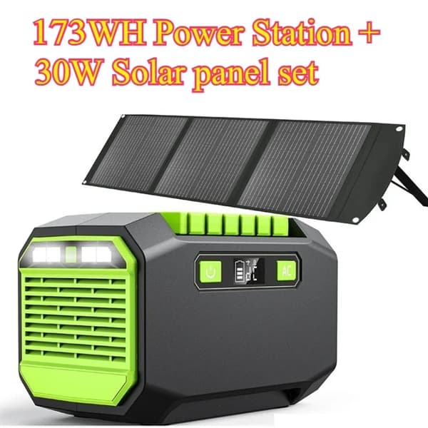 Kraftstation, 390000mAh kapacitet, Li-Ion-teknologi,EU Kontakt, 173Wh Set