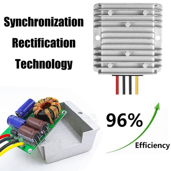 Spenningskonvertere 24v til 12V omformere 10A 120W