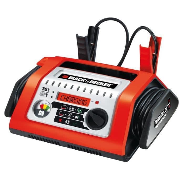 BLACK & DECKER BDSBC30A-QS 30A Röd och svart batteriladdare