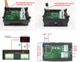 Miniatyrbild 6 av 9: 4 in 1 Volt + Amp + Temp + Watt 0-33V + 0-10A DC Digital lcd