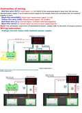 Miniatyrbild 7 av 9: 4 in 1 Volt + Amp + Temp + Watt 0-33V + 0-10A DC Digital lcd