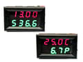 Miniatyrbild 1 av 9: 4 in 1 Volt + Amp + Temp + Watt 0-33V + 0-10A DC Digital lcd