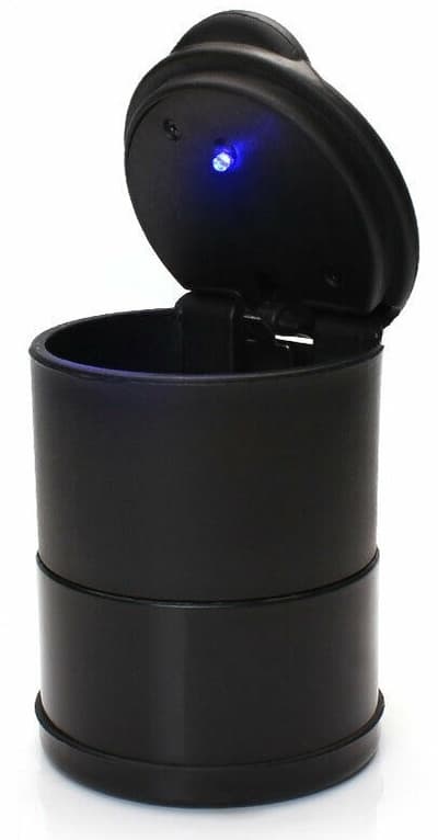 Askfat till bilen med LED