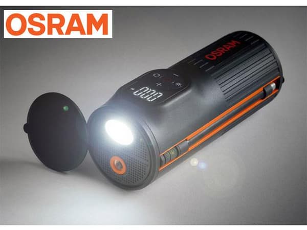 Osram TYREinflate 2000 laddningsbar kompressor däckpump ficklampa