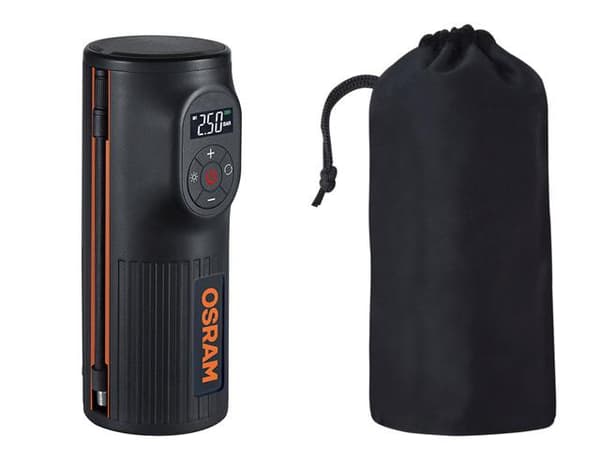 Osram TYREinflate 2000 laddningsbar kompressor däckpump ficklampa