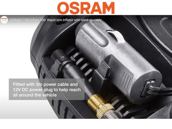 Osram TYREinflate 200 kompressor däckpump 12 volt