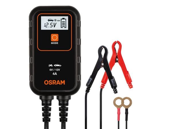 Osram smart Batteriladdare 6v 12v max 4 Amp + underhållsläge