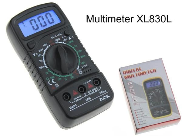 Multimeter XL830L för mätning av spänning , motstånd , volt mm
