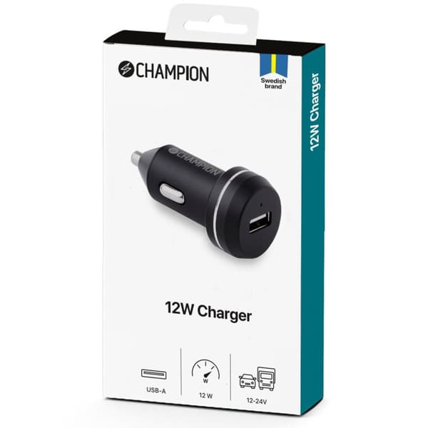 Champion Billader 12W svart