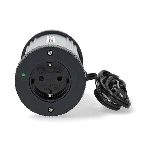 Nedis Invertteri Muunnettu Siniaalto | Tulojännite: 12 V DC | Laitteen lähtövirran liittimet: Type F (CEE 7/3) / USB-A | 230 V AC 50 Hz | 150 W | Läht