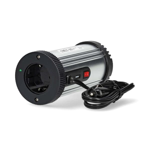 Nedis Power Inverter Modificeret sinus | Indgangsspænding: 12 V DC | Enhedens strømudgangsforbindelse: Type F (CEE 7/3) / USB-A | 230 V AC 50 Hz | 150
