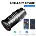 Miniatyrbillede 2 af 4: Biloplader 1 x USB + 1 x USB-C kompatibel med Find My iPhone