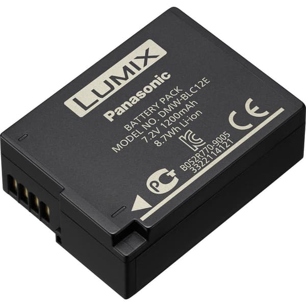 Kamerabatteri Panasonic DMW-BLC12E 7.2 V 1200 mAh DMW-BLC12E