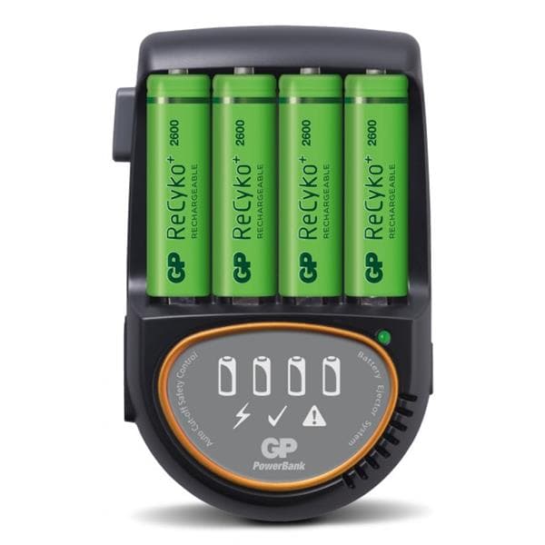 GP H500 Snabbladdare +4st 2600 AA
