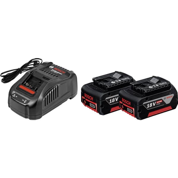 Bosch Professional GBA + GAL 1880 CV 1600A00B8J Verktygsbatteri och laddare 18 V 5 Ah Li-Ion