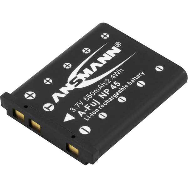 Ansmann A-Fuji NP 45 Kamerabatteri Ersättning originalbatteri NP-45 3.7 V 650 mAh