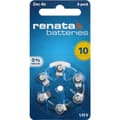 Miniatyrbild 1 av 3: Renata Knappcell ZA 10 1.4 V 6 st 105 mAh Zink-luft Hearing Aid PR70