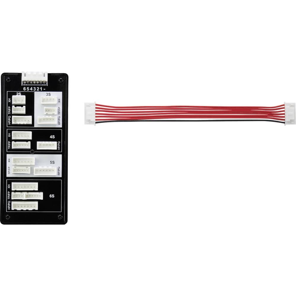 LiPo Balancer Board Utförande laddare: XH Utförande laddningsbart batteri: TP/FP, HP/PQ, XH Lämplig för celler: 2 - 6 V