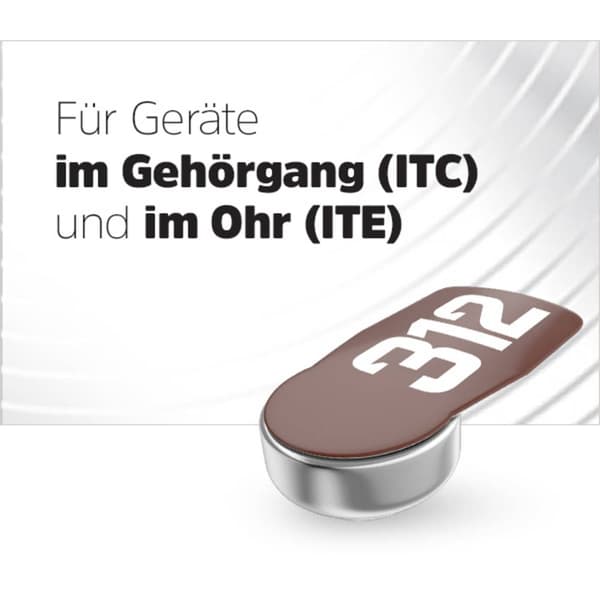 Energizer Knappcell ZA 312 1.4 V 8 st 160 mAh Zink-luft Hearing Aid PR41