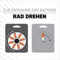 Miniatyrbild 3 av 6: Energizer Knappcell ZA 675 1.4 V 4 st 635 mAh Zink-luft Hearing Aid PR44
