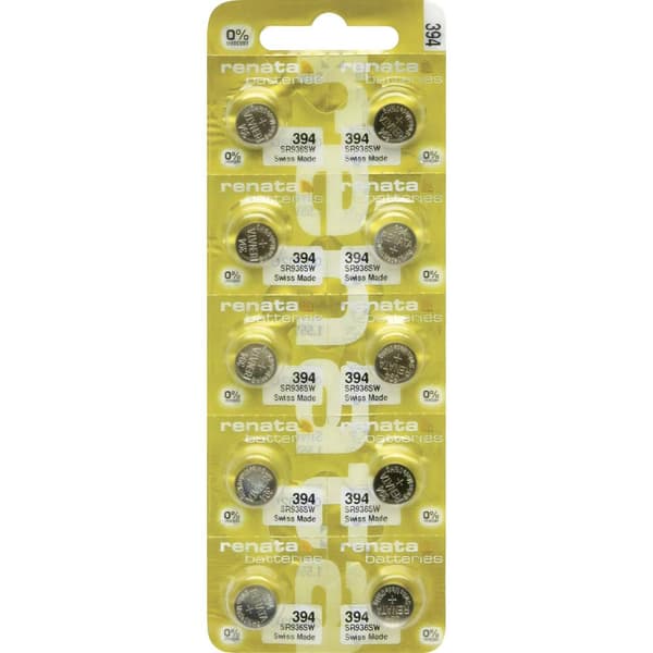 Renata Knappcell 394 1.55 V 10 st 84 mAh Silveroxid 394.MP-E