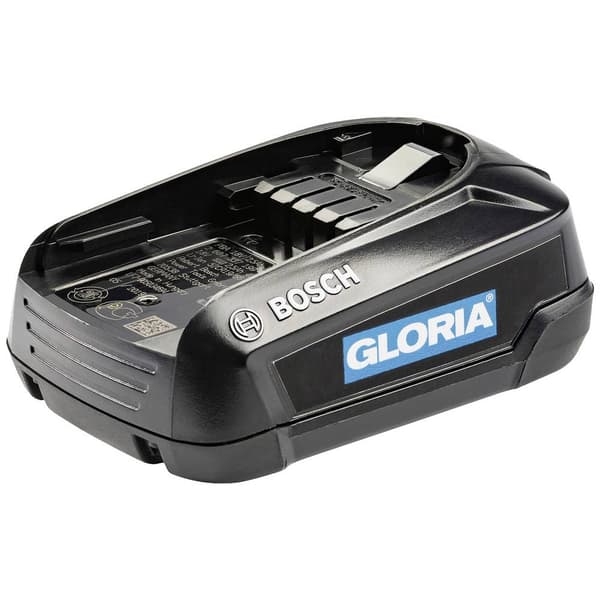 Gloria Haus und Garten 2.5 Ah Bosch Akku 729101.0000 Verktygsbatteri 18 V 2.5 Ah Li-Ion