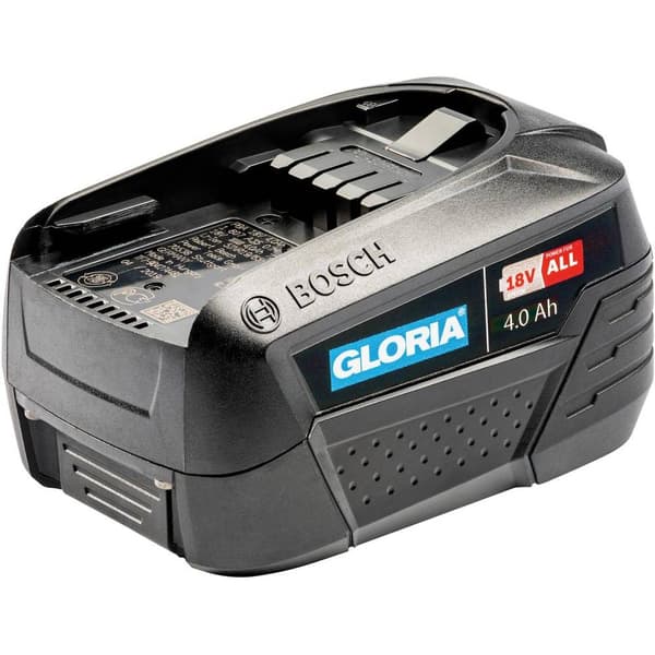 Gloria Haus und Garten 4.0 Ah Bosch Akku 729102.0000 Verktygsbatteri 18 V 4 Ah Li-Ion