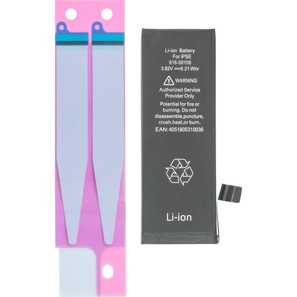 WECELL Mobilbatteri iPhone SE 1624 mAh