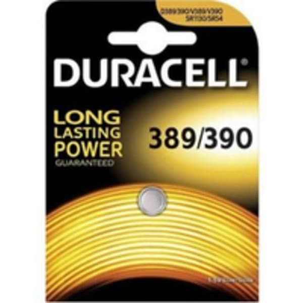 Duracell Knappcell 389 1.55 V 1 st 80 mAh Silveroxid 389/390