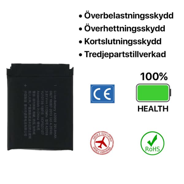 Apple Watch 4 44mm Batteri