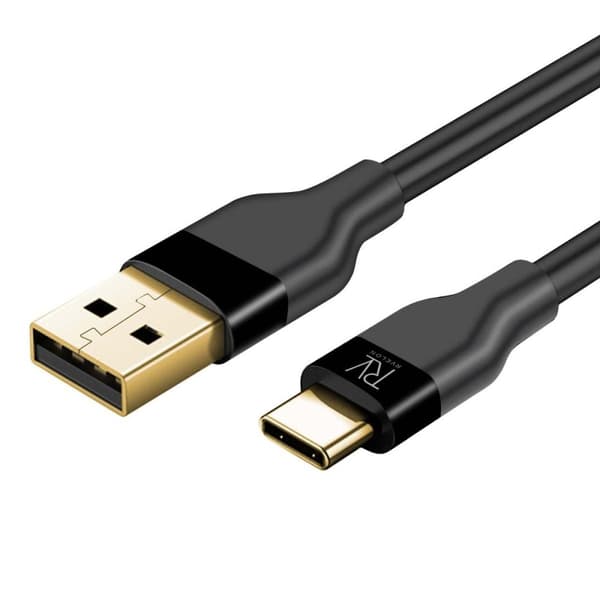 Rvelon USB-A till USB-C Kabel 1m