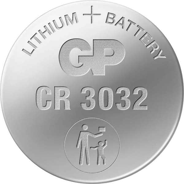 GP Knappcell CR 3032 3 V 1 st 500 mAh Litium GPCR3032STD265C1