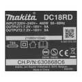 Miniatyrbild 4 av 4: Makita BL 1850B + DC18RD 199483-0 Verktygsbatteri och laddare 18 V 5 Ah Li-Ion