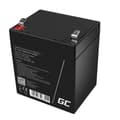 Miniatyrbild 3 av 3: Green Cell AGM Batteri 12V 4.5Ah