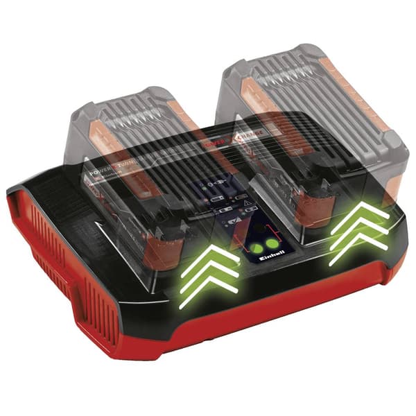 Einhell Power X-Change PXC-Starter-Kit 2x 4,0Ah & Twincharger Kit 4512112 Verktygsbatteri och laddare 18 V 4 Ah Li-Ion