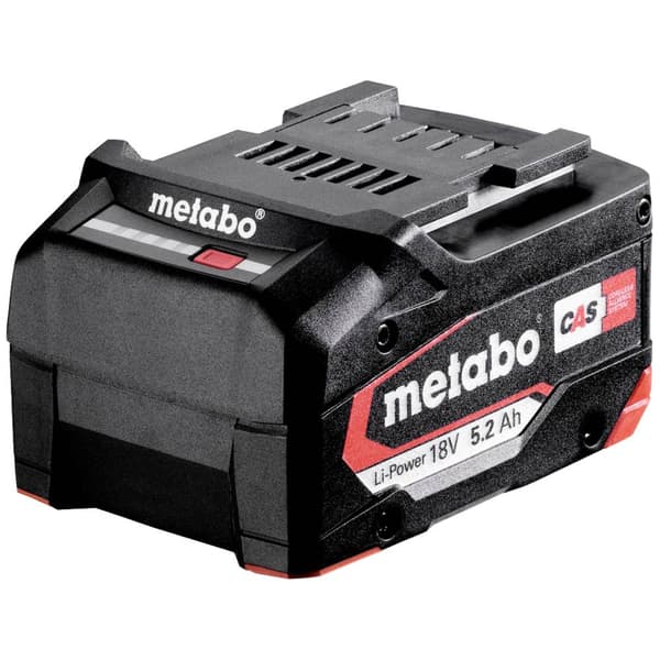 Metabo Li-Power Akkupack 18 V - 5,2 Ah AIR COOLED 625028000 Verktygsbatteri 18 V 5.2 Ah Li-Ion