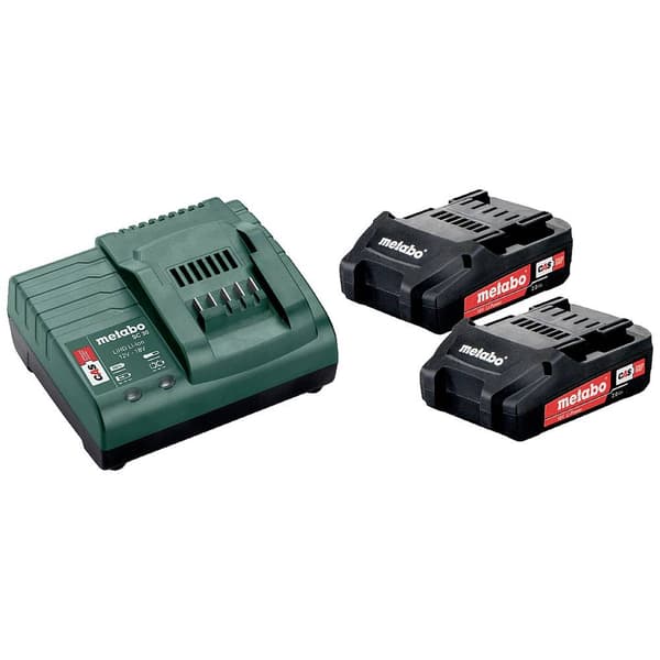 Metabo Basic-Set 2 x 2.0 Ah 685161000 Verktygsbatteri 18 V 2.0 Ah Li-Ion