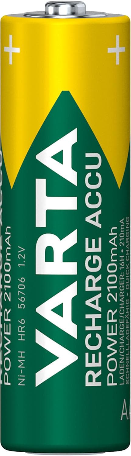 Varta Power Accu - batteri 4 x AA type NiMH 2100 mAh (56706 101 404)