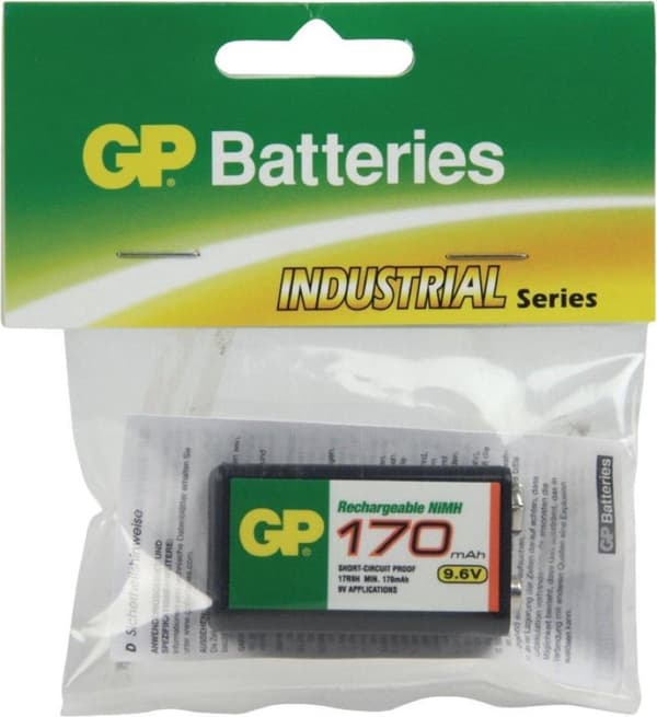GP genopladeligt batteri - Batteripakke - NiMH 9,6 V 170 mAh