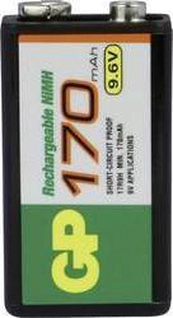 GP genopladeligt batteri - Batteripakke - NiMH 9,6 V 170 mAh