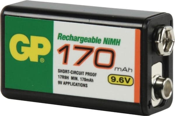 GP genopladeligt batteri - Batteripakke - NiMH 9,6 V 170 mAh