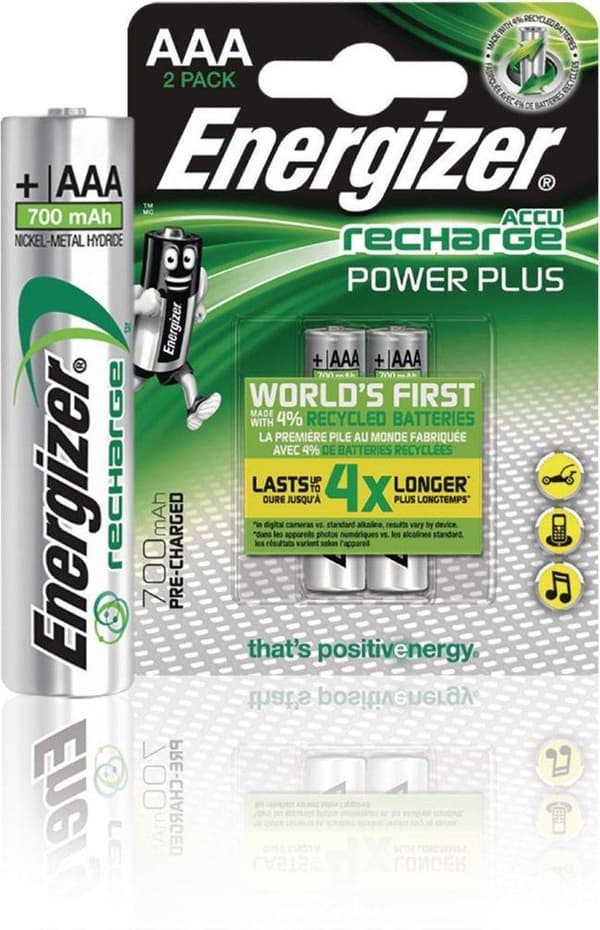 Energizer Power Plus AAA genopladeligt batteri Nikkel-metalhydrid (NiMH)