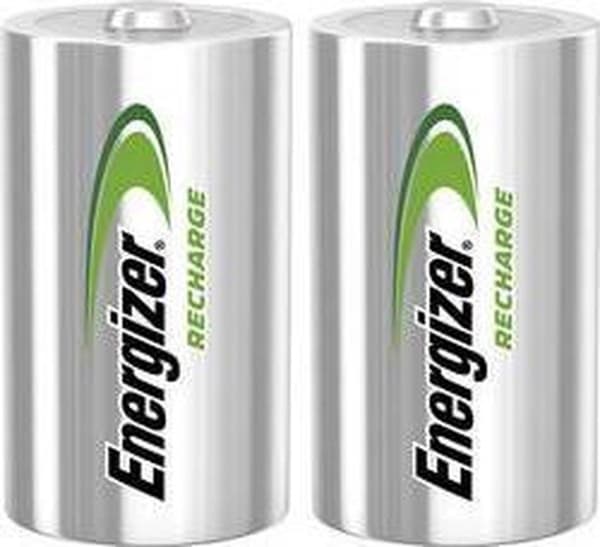 Energizer 2500 mAh ladattava akku Power Plus D - 2 kpl läpipainopakkaus