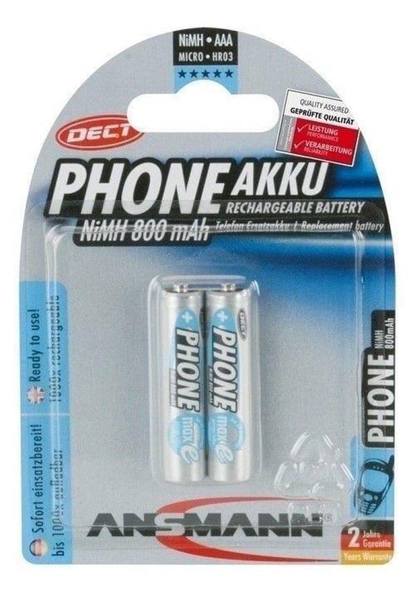 Ansmann 5035332 husholdningsbatteri AAA nikkel-metalhydrid (NiMH)