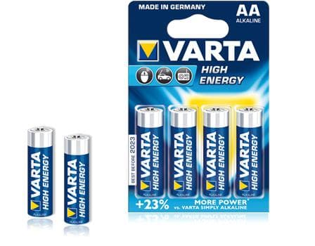 Varta High Energy 04906 - Batteri 4 x AA typ - alkaliskt