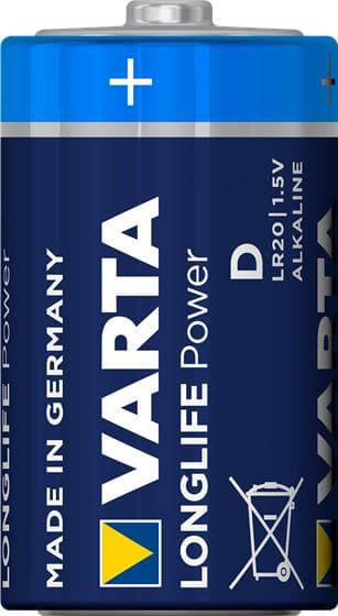 Varta Longlife Power D Batterier - LR20 - 2 stk