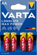 Miniatyrbillede 2 af 9: Varta Longlife Max Power AA batterier - 4 stk